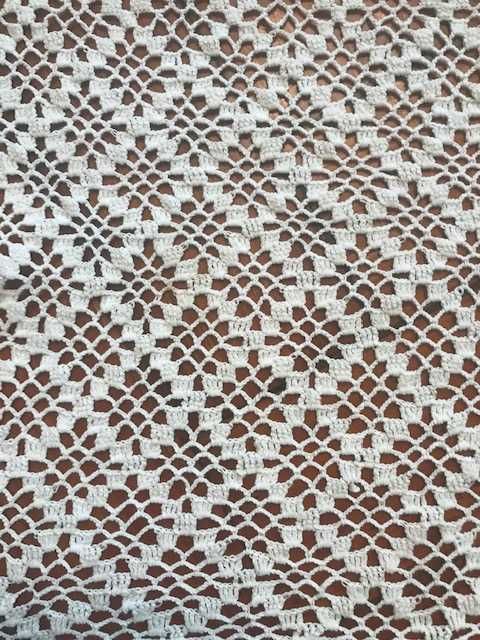 Naperon pequeno em renda