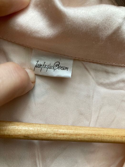 100% шовк Jean Jacques Benson вінтажна нічна сорочка розмір М .