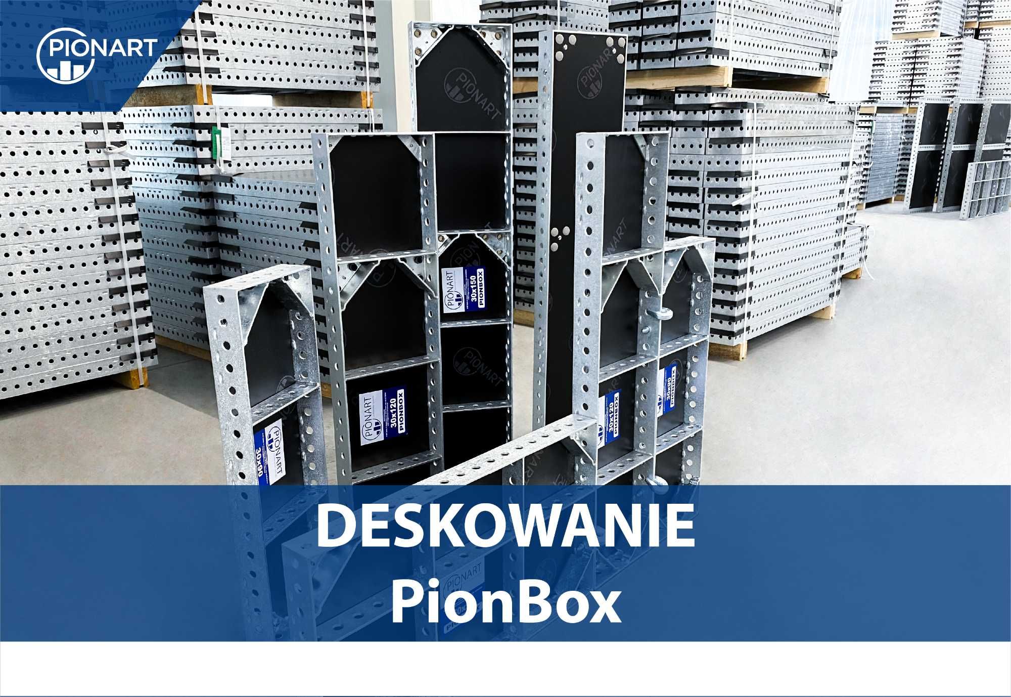 Szalunek ścienny PionBox 30,24 m2 / h=120 cm (kompatybilny z Tekko)