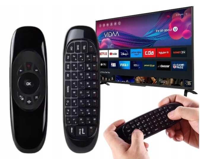 Pilot Smart TV USB 2,4GHz Klawiatura Mysz na Ruch *Wejherowo VideoPlay