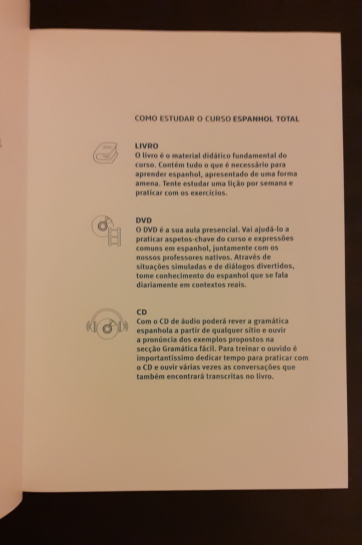 Espanhol Total - Auto Aprendizagem c/ livro, CD & DVD