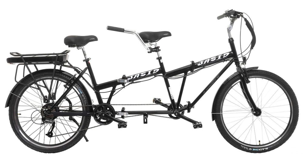 Rower tandem Jasid Składany PREMIUM 26' elektryczny 13 AH ze E-bike