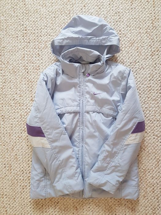 Jesienna Kurtka Nike lila fiolet 128, 134, 140 zimowa