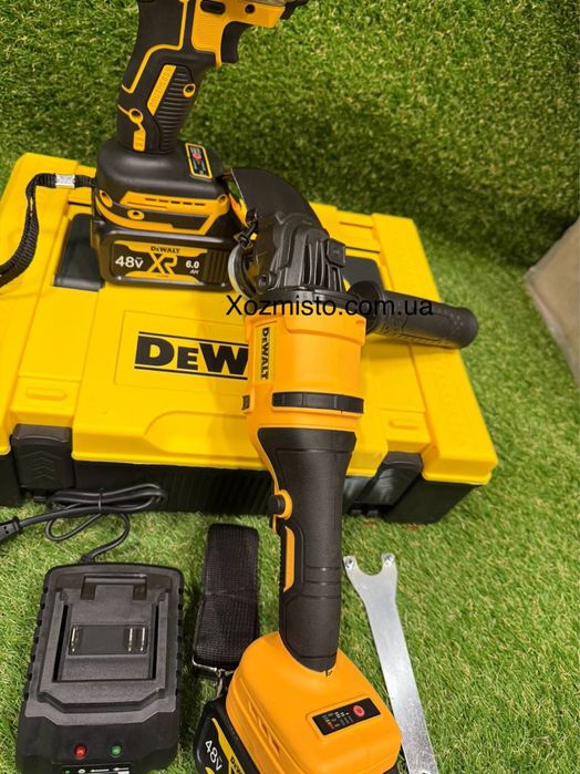 Набір 2в1 АКБ DeWalt 48 V (Гайковерт DCF922D2T + Болгарка DCG405P2