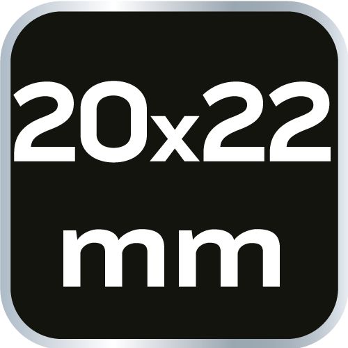 Klucz Oczkowy Odgięty 20 X 22 Mm