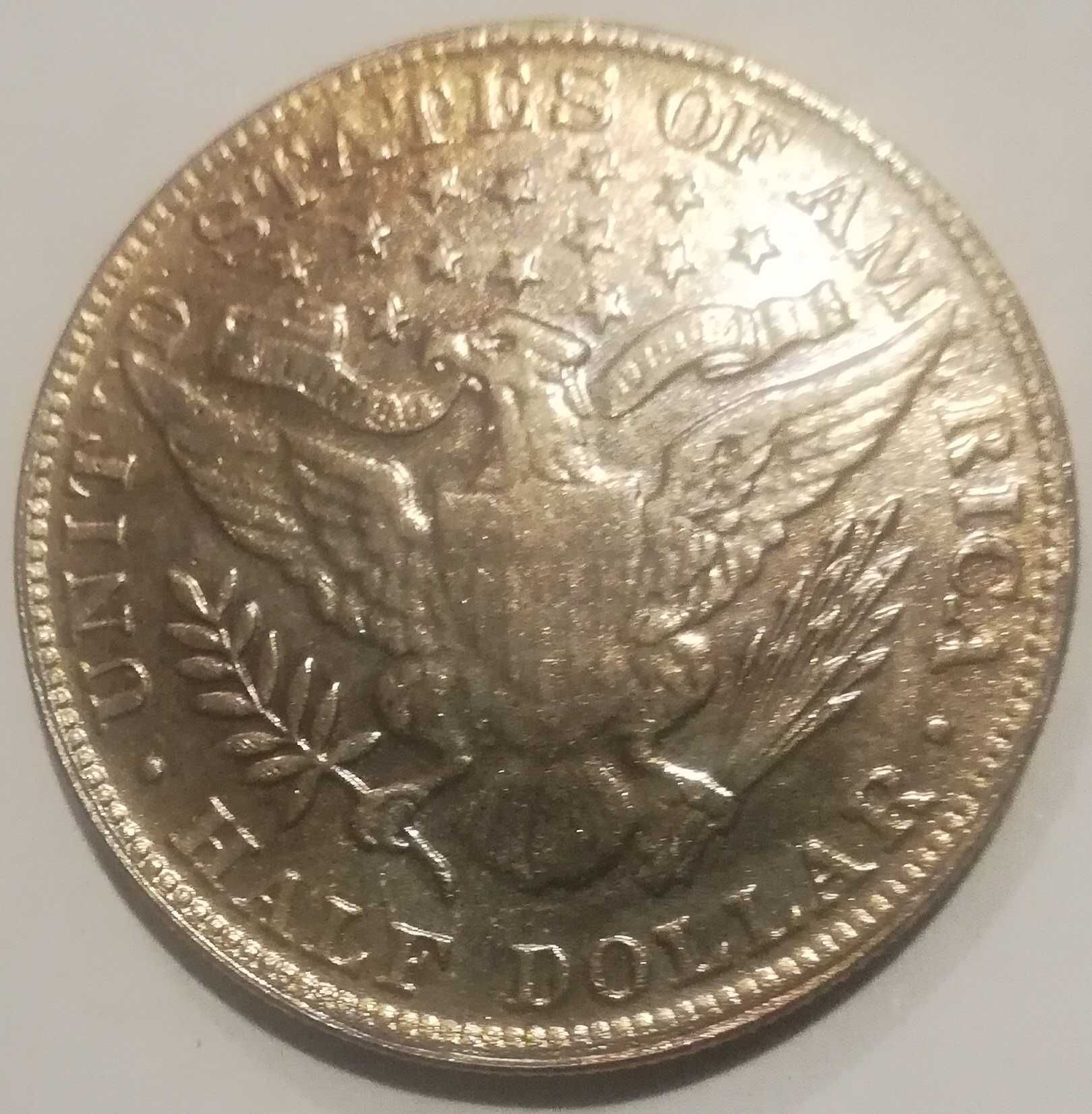 Moneta USA Barber Half Dollar 1907 pół dolara