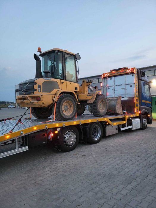 Transport maszyn Łomża Pomoc Drogowa, Holowanie, Autolaweta