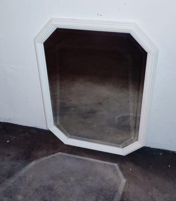 Espelho decorativo branco