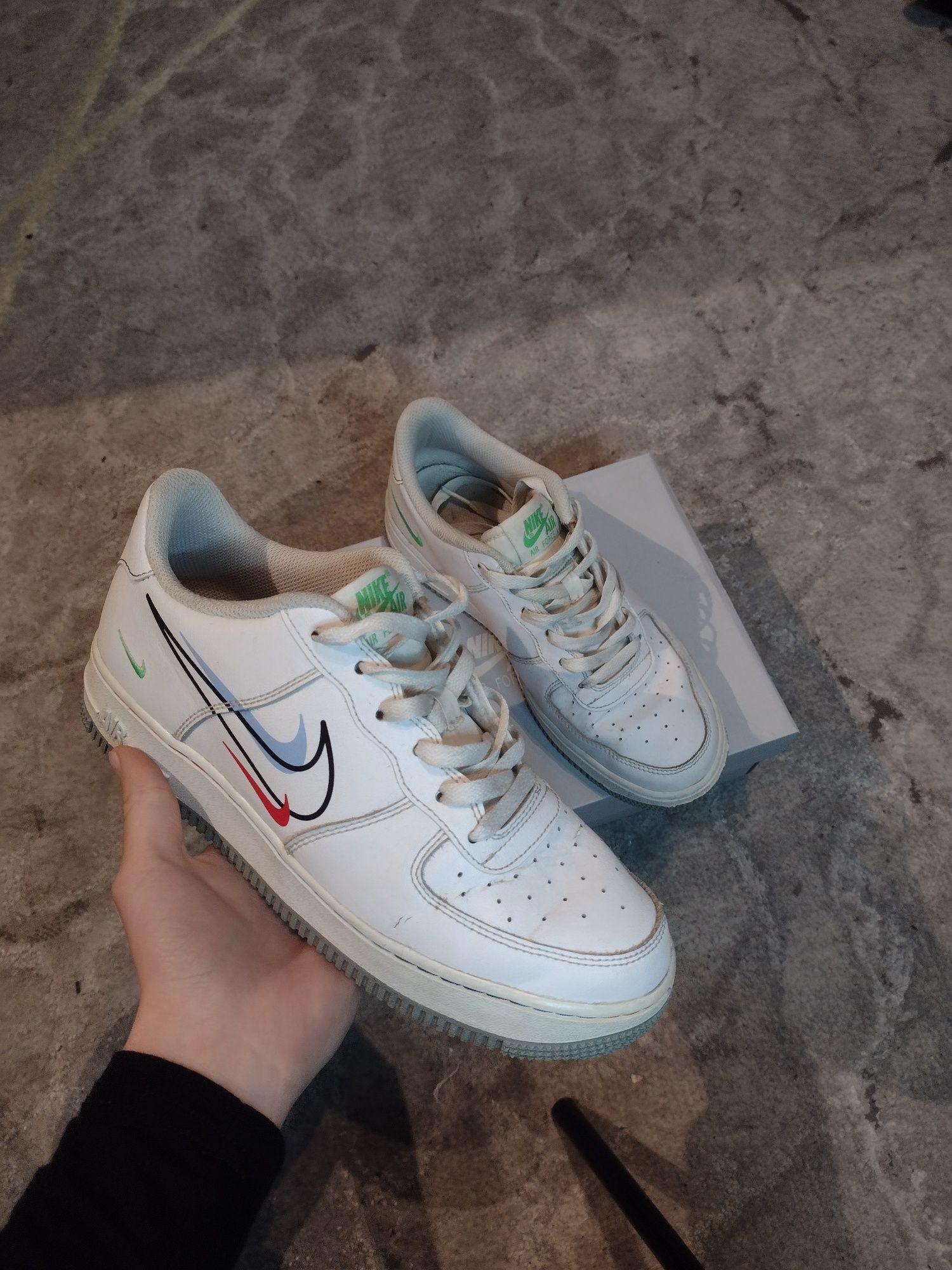 Nike air force 1 low multi swoosh (gs)