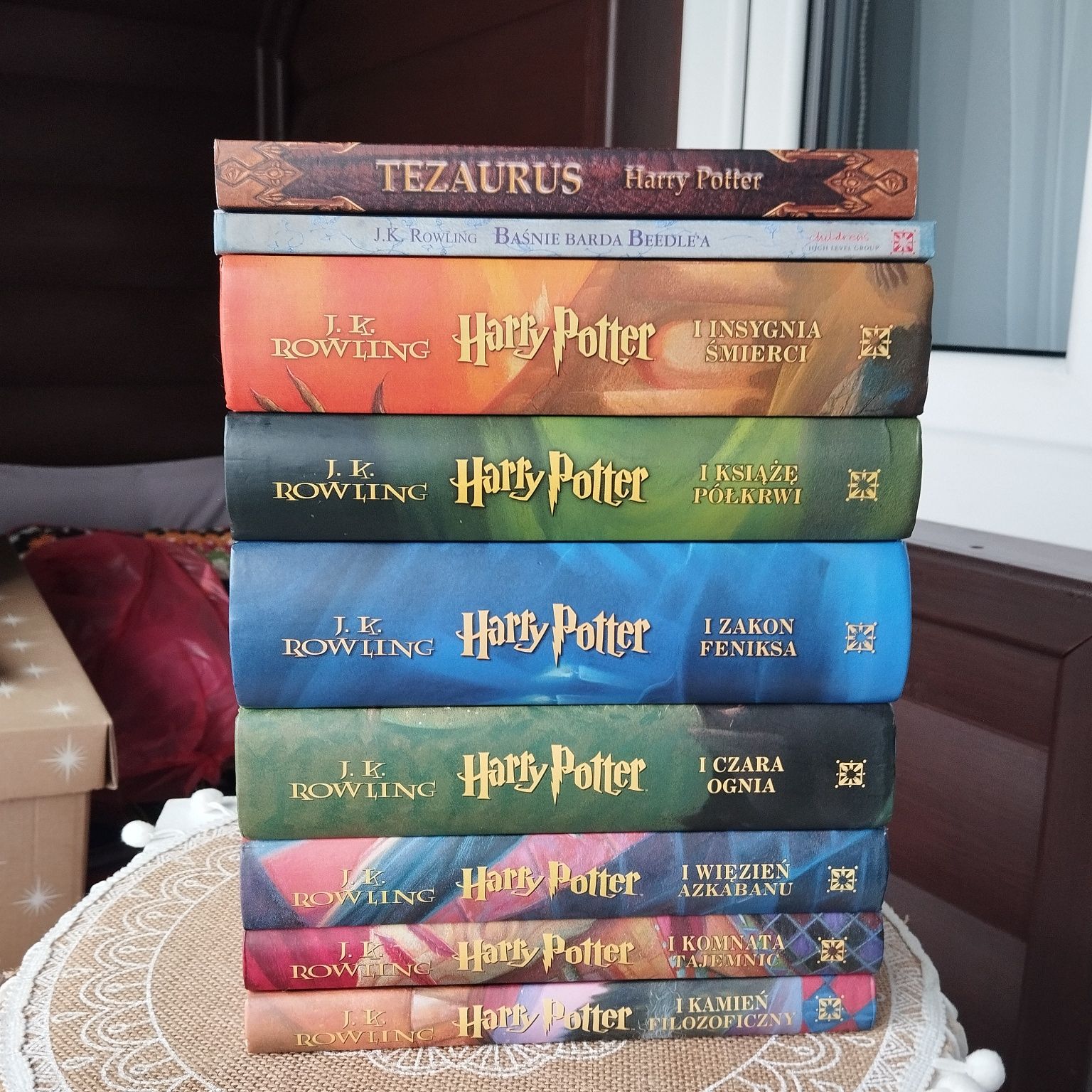 Harry Potter tomy 1-7 Tezaurus Baśnie Barda Beedle'a