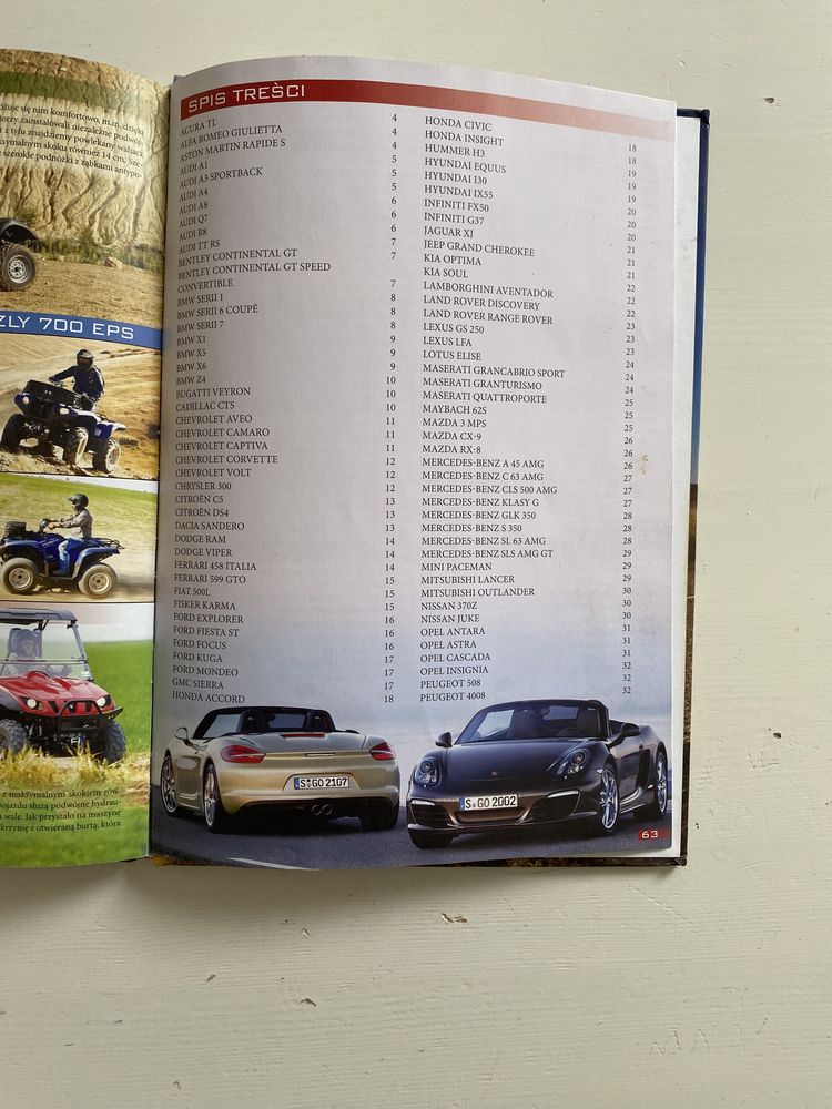 Książka „Encyklopedia ilustrowana motoryzacji”