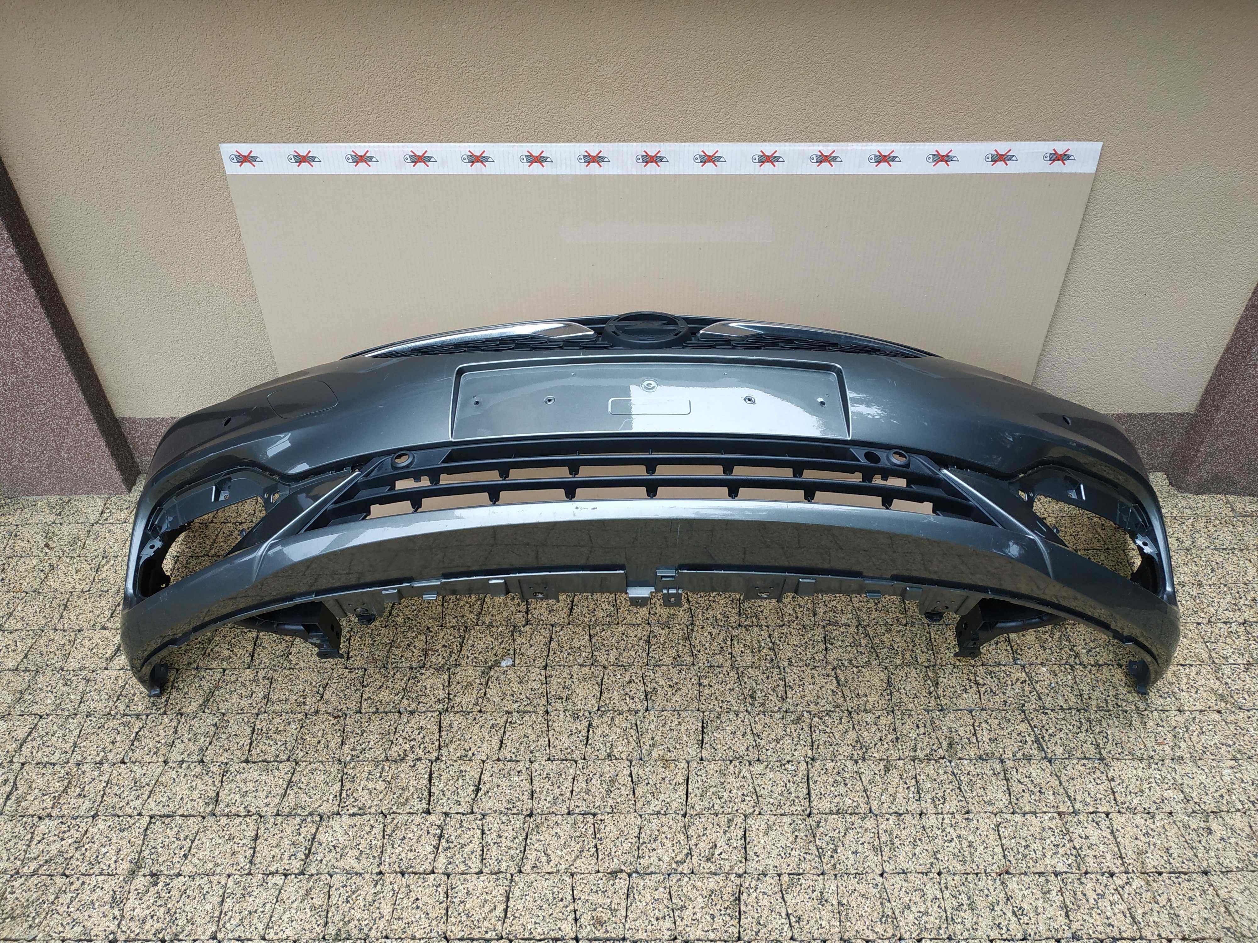 zderzak grill atrapa chrom opel astra k v lift 4 pdc