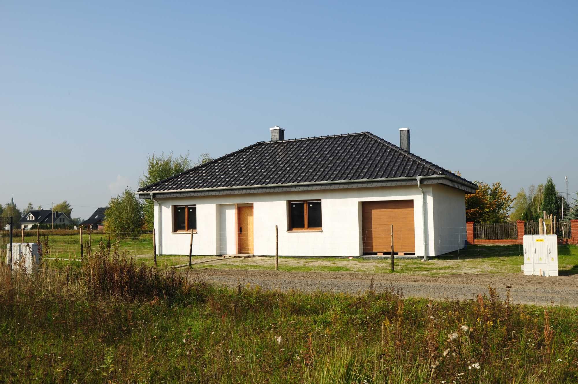 Dom parterowy wolnostojący 92 m2 z garażem Łubniany, 15 km od m. Opole