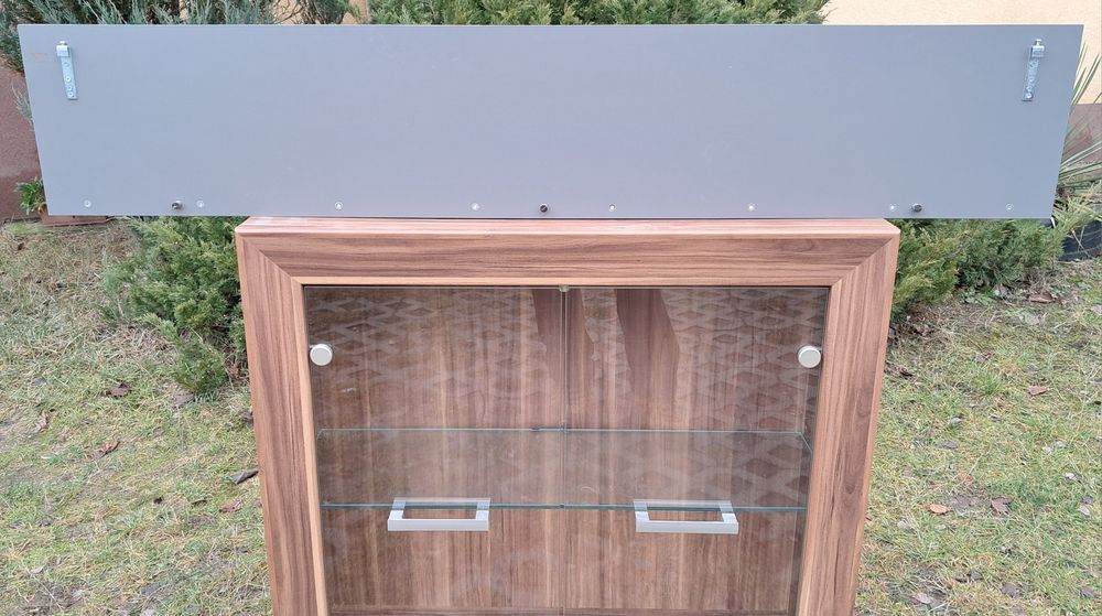 Półki wiszące 2 sztuki w kolorze szarym