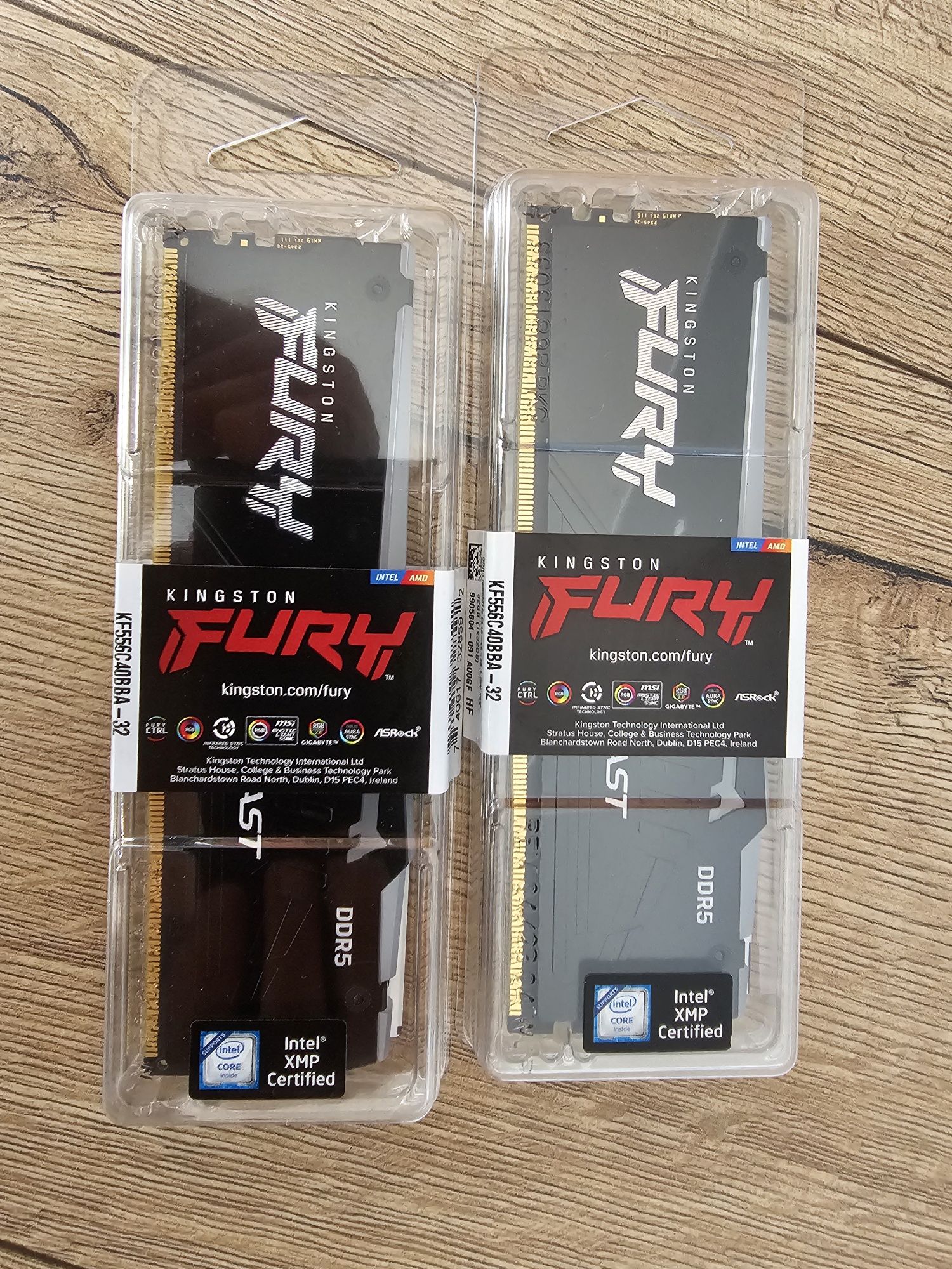 Pamięci RAM Kingston FURY Beast DDR5 2x32GB RGB
