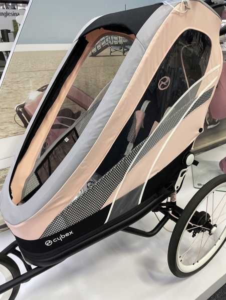 [OUTLET] Cybex Zeno Siedzisko Przyczepki  Cybex Sports Silver Pink