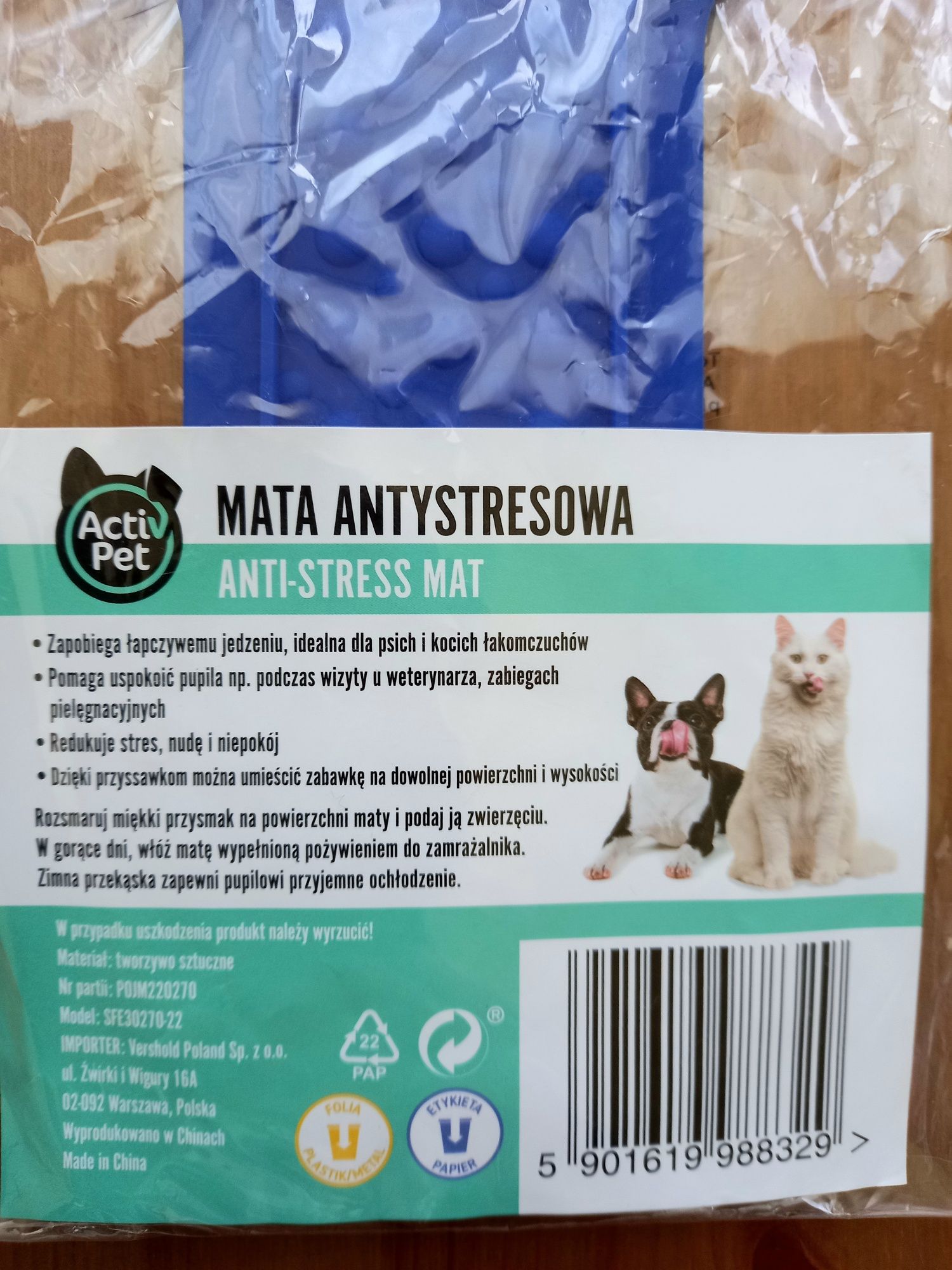 Mata do posiłków (antystresowa) dla psa/kota (nowa)