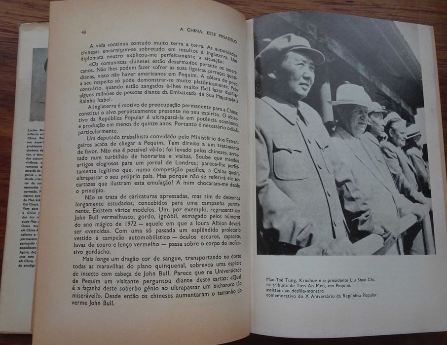 A China Esse Pesadelo de Lucien Bodard - 1º Edição 1964