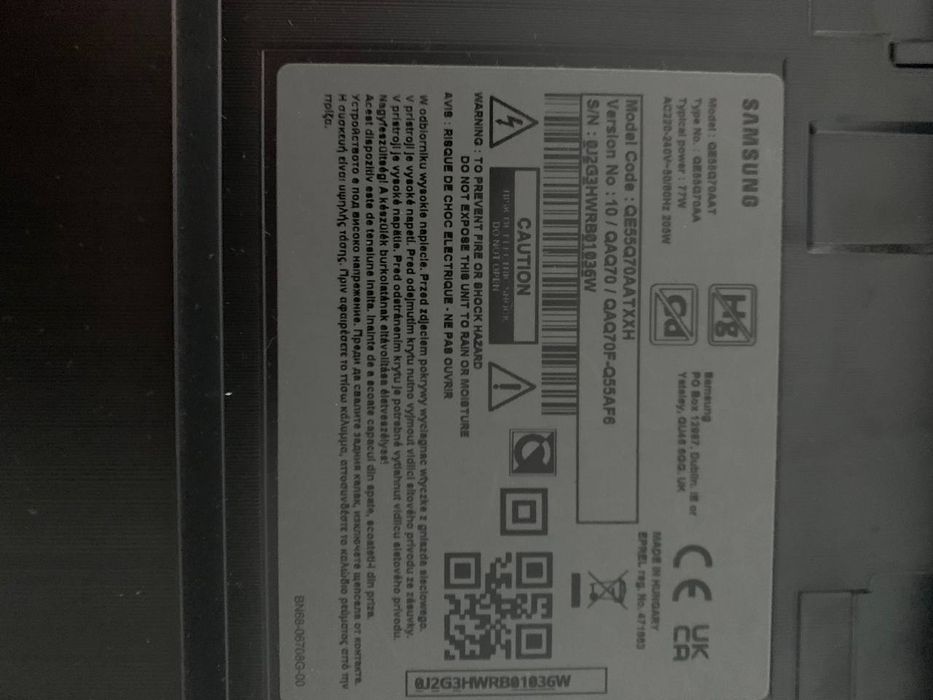 Телевізор Samsung QE55Q70AAT