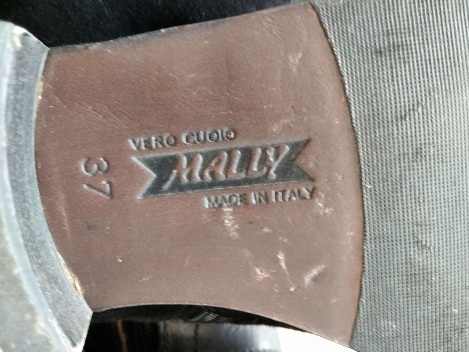 Замшеві чоботи демісезонні Mally Італія натуральна шкіра замша