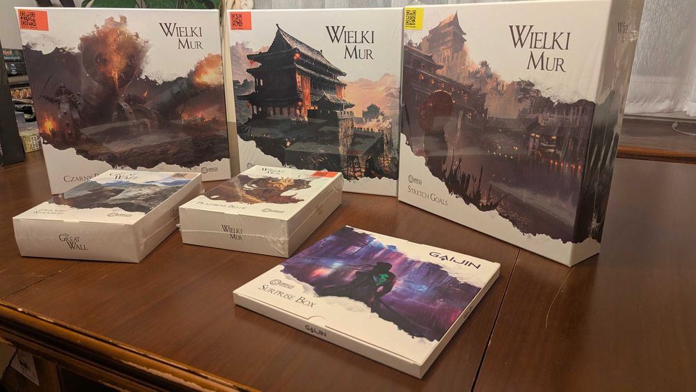 Wielki Mur (The Great Wall) - Kickstarter - Nowy, Folia (PL) + Dodatki