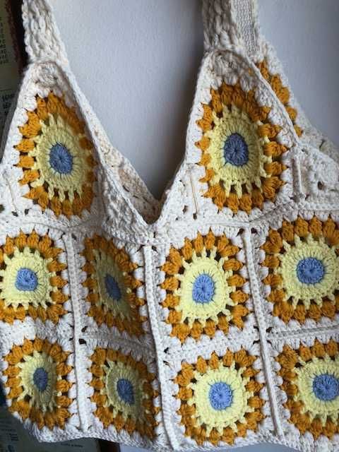 saco de ombro em crochet