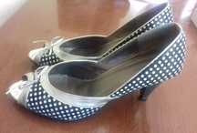 Czarno-biało-srebrne CZÓŁENKA szpilki PEEP TOE w kropki rozmiar 38