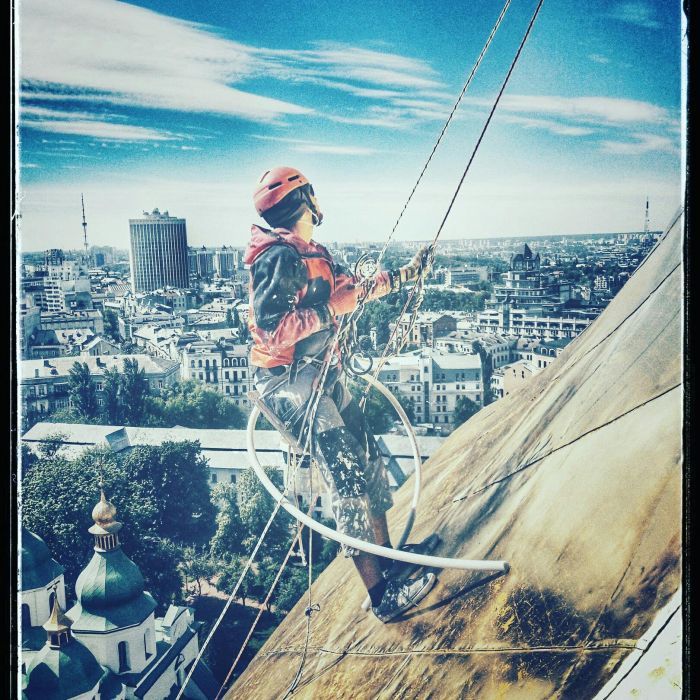 Высотные работы услуги альпинистов ремонт окон монтажные работы