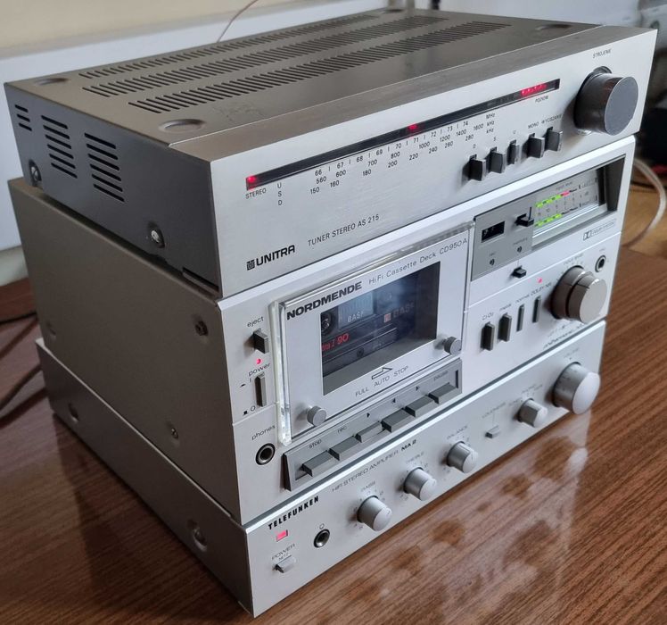 Unitra Diora mini wieża tuner AS 215 i inne pełny serwis