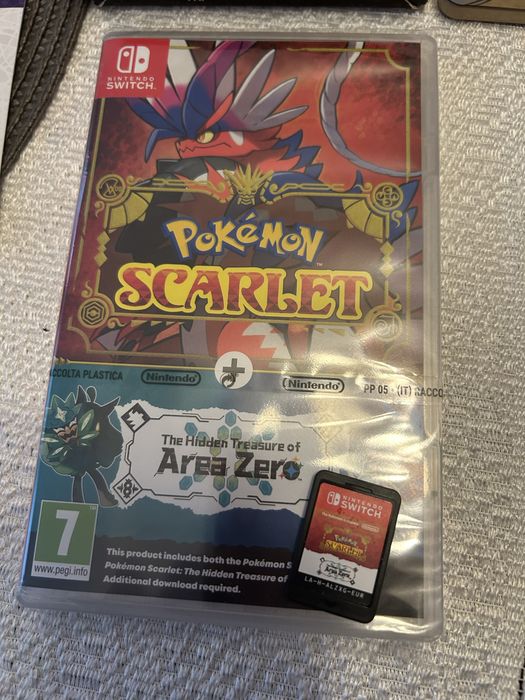 Pokémon Scarlet DLC Hidden Treasure of Area Zero Nintendo Switch Mario
