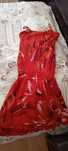 Vestido comprido vermelho de alças 38