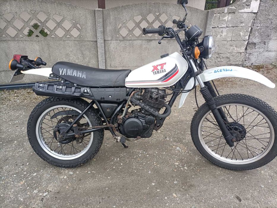 Yamaha XT 250 zarejestrowana