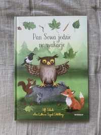 Pan sowa jedzie na wakacje, książka dla dzieci ok.5 lat, st.idealny