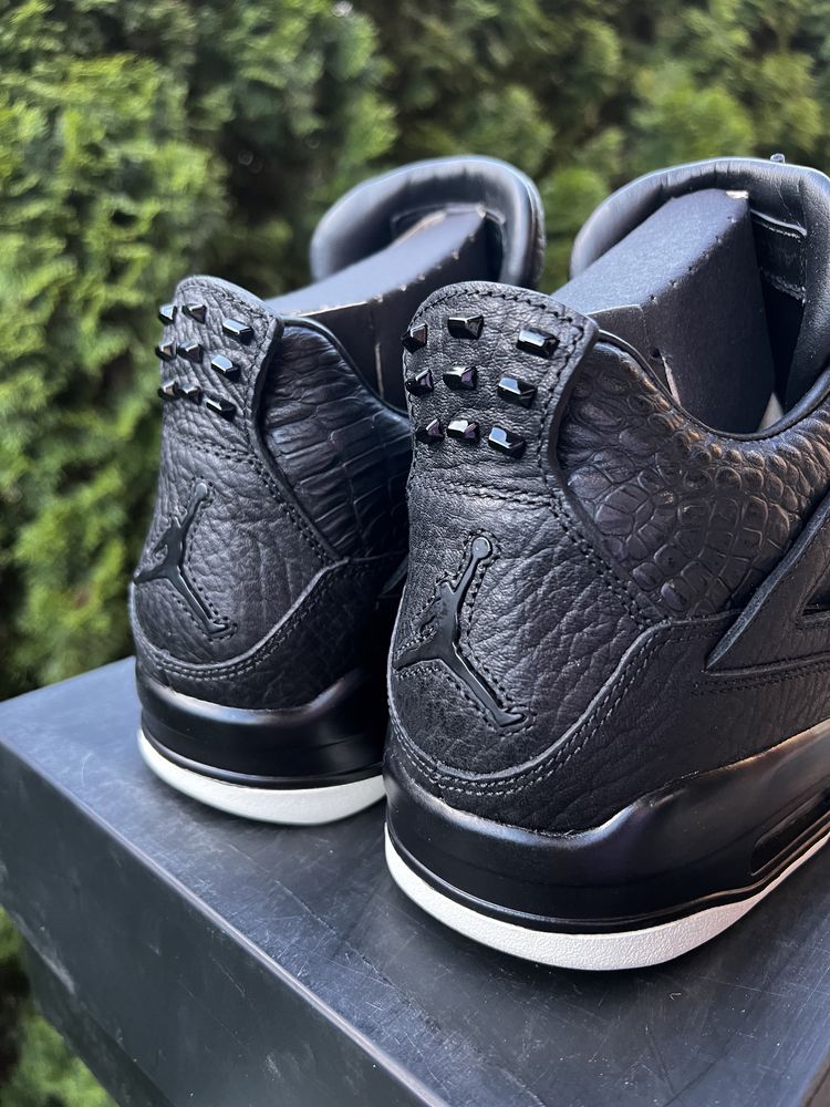 Nike Air Jordan 4 Retro Premium Black Pony Pinnacle