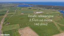 Działki Pogorzelica 2,5 km od morza