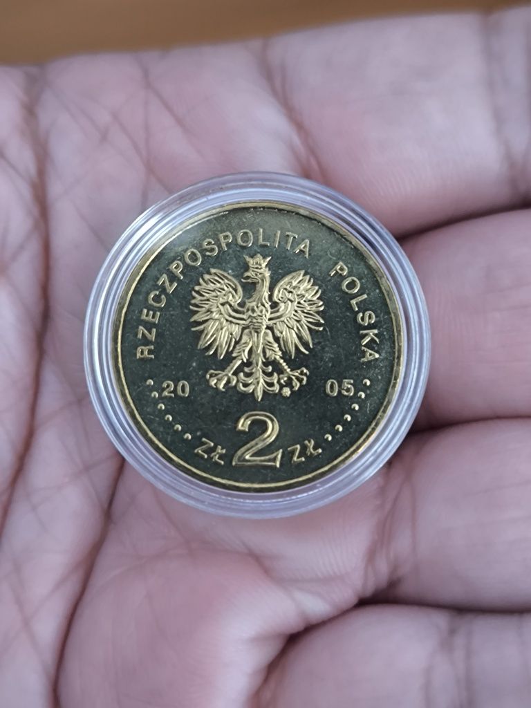 Moeda Comemorativa 2 zlotys – Solidarność (Solidariedade) Polónia