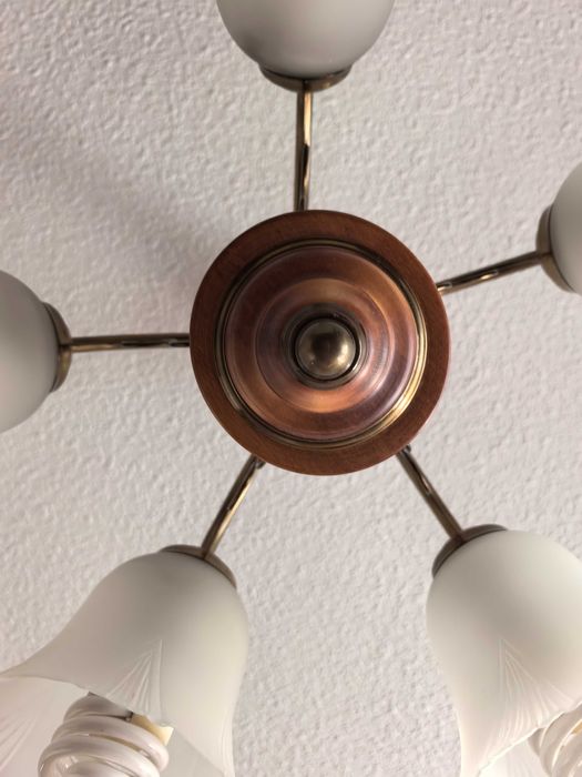 Lampa żyrandol 5 żarówek do salonu