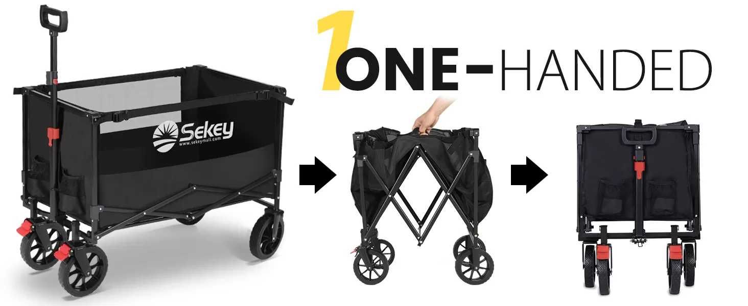 Wózek transportowy ryby, plaża, dziecko, ogród, działka. Składany