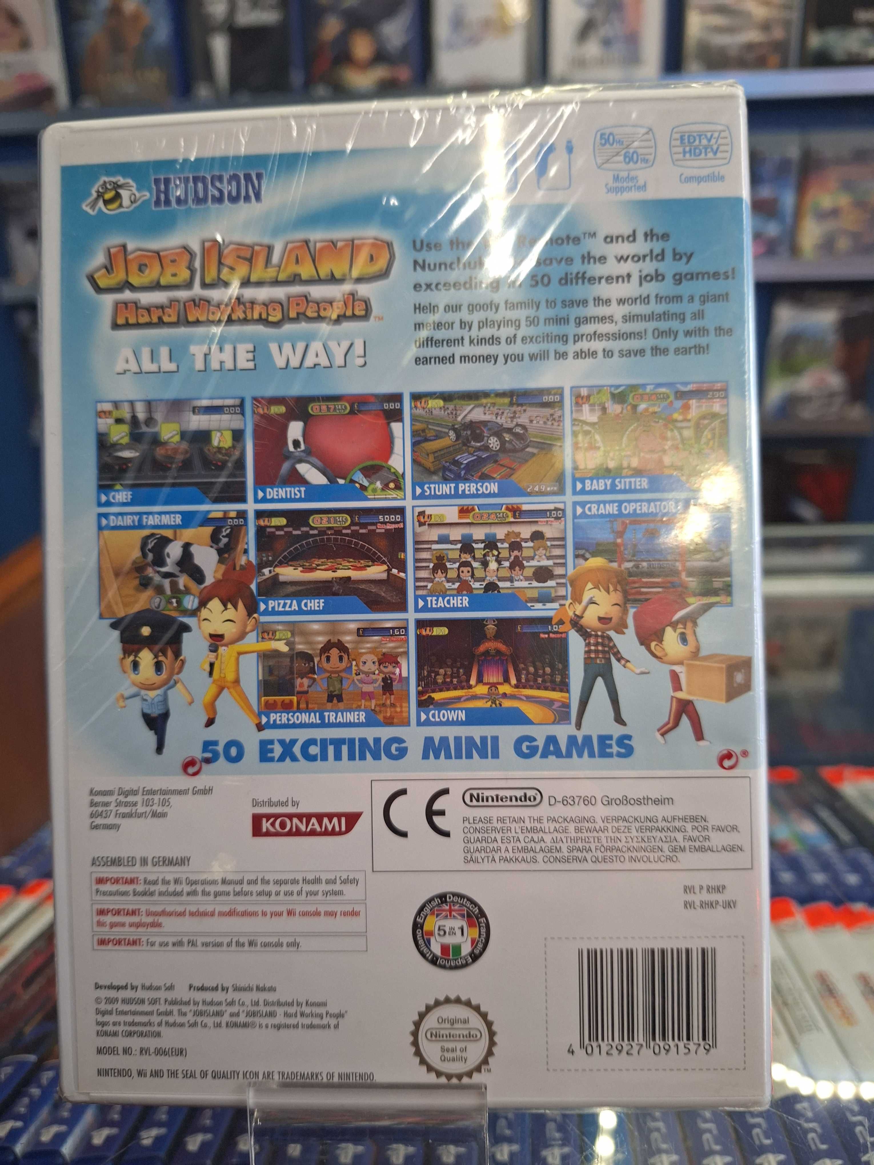 Job Island Hard Working People Wii, NOWY, CentrumGrania