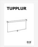 Estore/Cortinado branco opaco IKEA 195x103 - Novo
