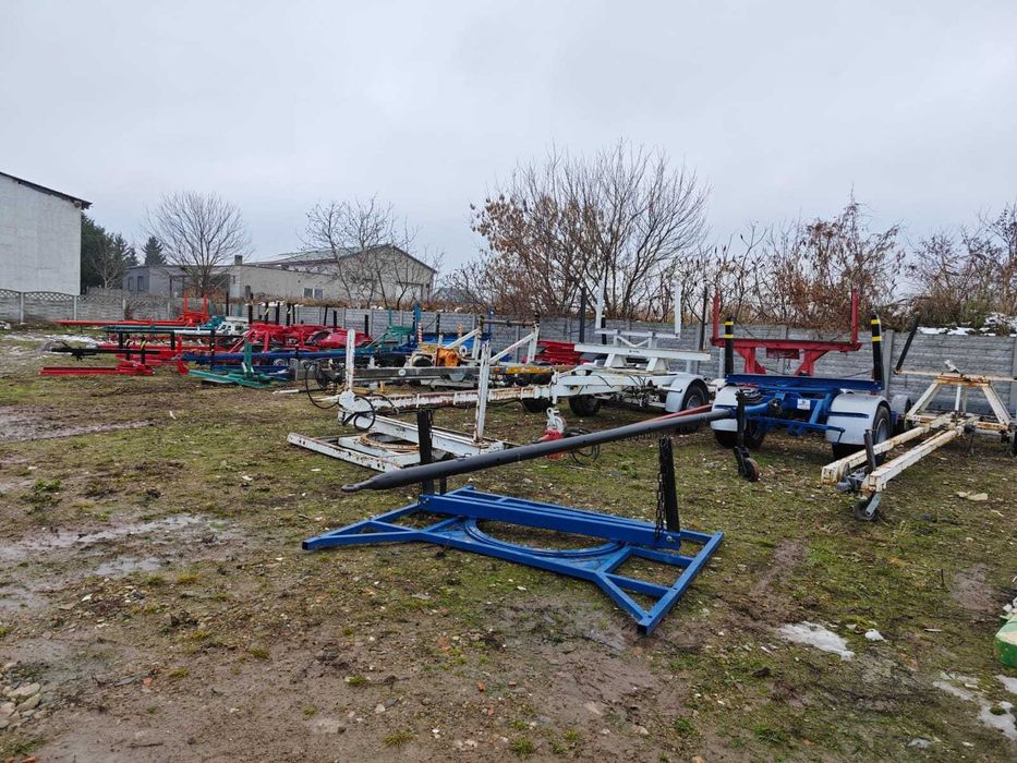 Przyczepa dłużycowa dłużyca EIGENBAU DMC 680 kg stali drutu słupów A/2