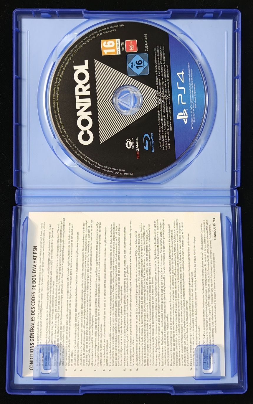 Control PL na PS4 i PS5 Gra po polsku w BDB stanie 100% Sprawna
