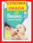 Pieluszki Pampers Active Baby rozmiar 1 2-5 kg 43