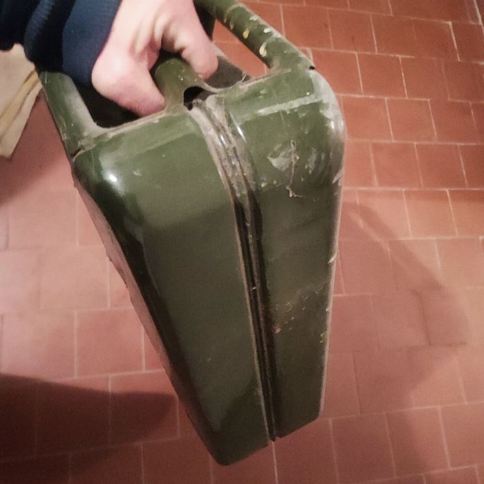 Kanister 20 l PRL orginalna papierowa metka!!!