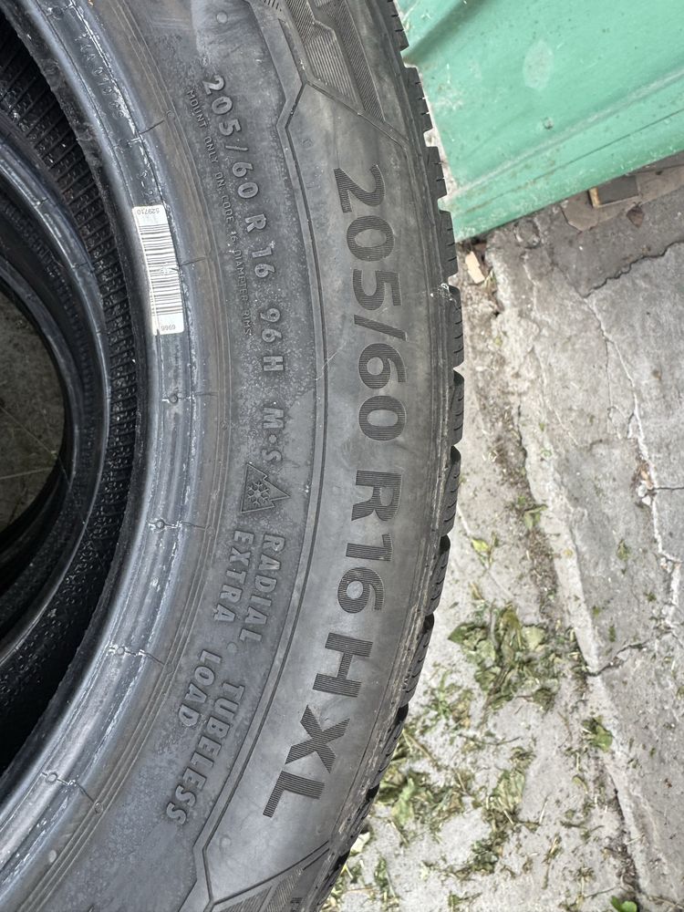 Зимові шини резина гума 205/60 r16