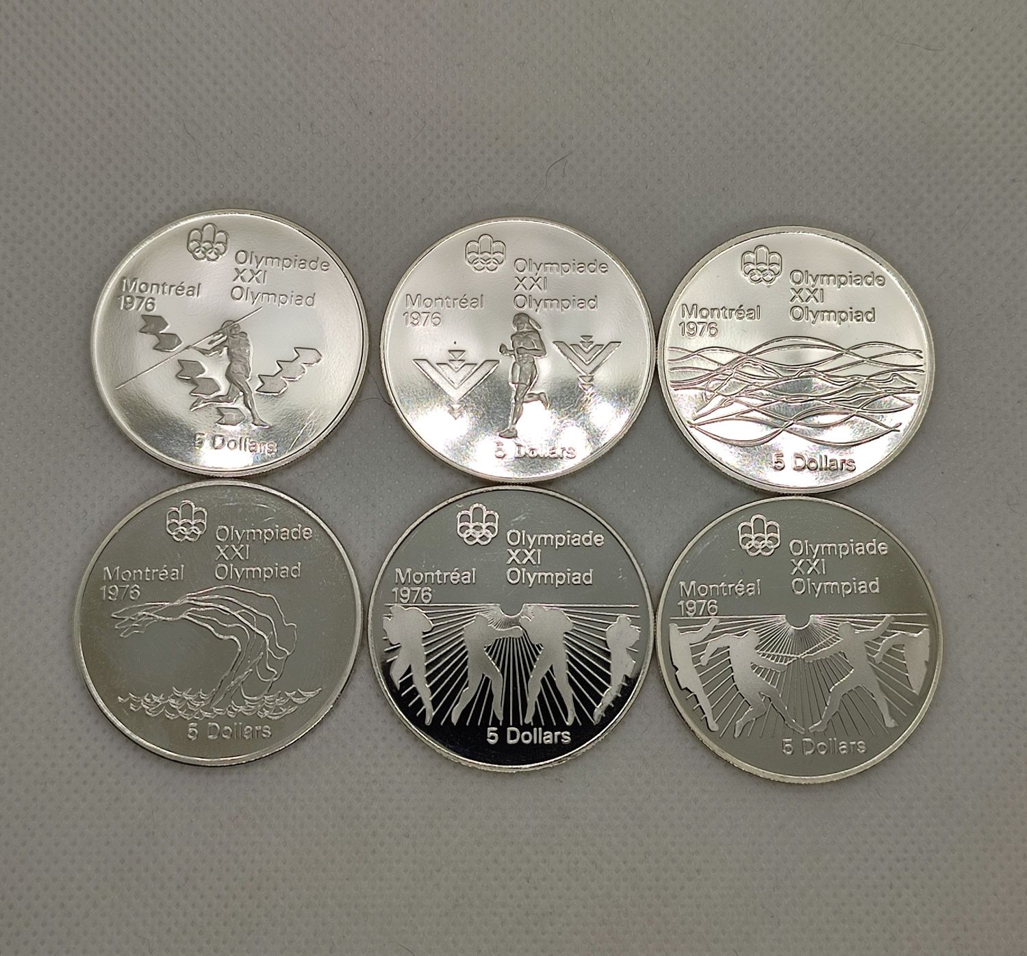 Канада 5  долларів 1973-1976рр, срібло
