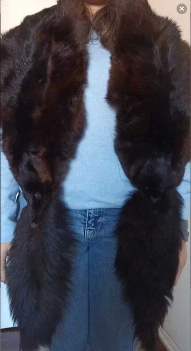 Estola de pele verdadeira