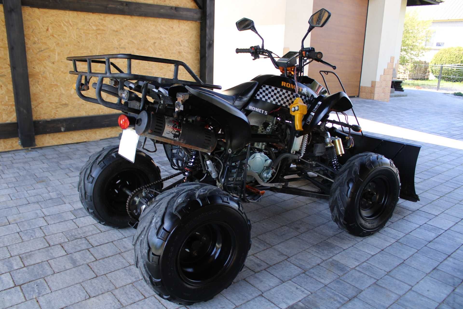 Quad Bashan 200 cm wyciągarka+pług zarejestrowany