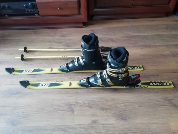 Narty Elan 118 + buty Rossignol 25,5 + kijki