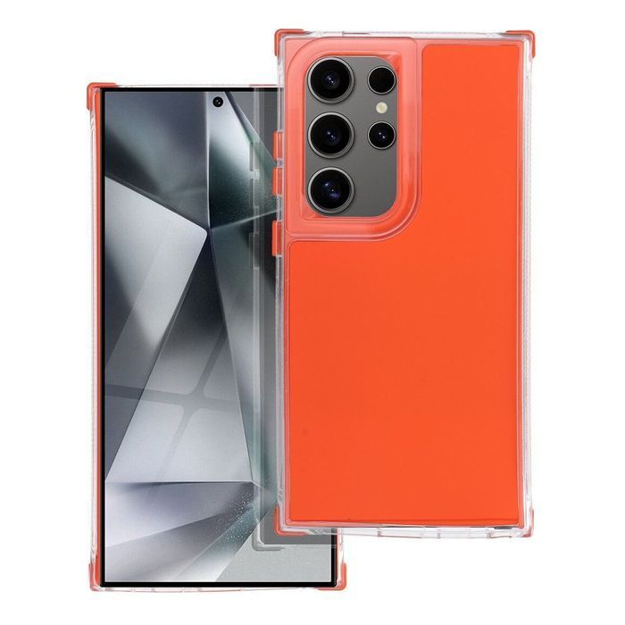 Futerał MATRIX do SAMSUNG S24 FE pomarańczowy